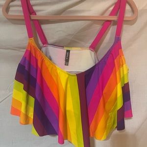 Torrid. Bikini top. Beautiful bright colors. Size 4 Torrid.